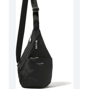 baggalini Mini crossbody backpack Black Nylon